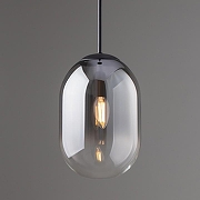 Подвесной светильник Freya Tesse FR1011PL-01B1 цвет плафона/подвески Светло-серый, цвет арматуры Черный-4