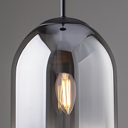 Подвесной светильник Freya Tesse FR1011PL-01B1 цвет плафона/подвески Светло-серый, цвет арматуры Черный-7