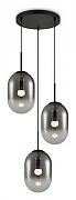 Подвесной светильник Freya Tesse FR1011PL-03B цвет плафона/подвески Светло-серый, цвет арматуры Черный