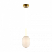 Подвесной светильник Freya Sharlot FR1012PL-01BS цвет плафона/подвески Белый, цвет арматуры Латунь-1