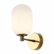 Бра Freya Sharlot FR1012WL-01BS цвет плафона/подвески Белый, цвет арматуры Латунь-1