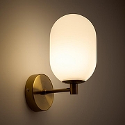 Бра Freya Sharlot FR1012WL-01BS цвет плафона/подвески Белый, цвет арматуры Латунь-4