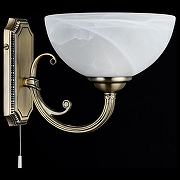 Бра Freya Herbert FR2012-WL-01-BZ цвет плафона/подвески Белый, цвет арматуры Бронза-2