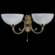 Бра Freya Herbert FR2012-WL-02-BZ цвет плафона/подвески Белый, цвет арматуры Бронза-2