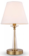 Настольная лампа Freya Osborn FR2027TL-01BS цвет плафона/подвески Белый, цвет арматуры Латунь, Прозрачный