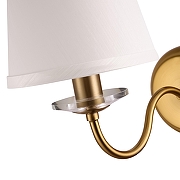 Бра Freya Osborn FR2027WL-01BS цвет плафона/подвески Белый, цвет арматуры Латунь-1