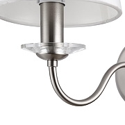 Бра Freya Osborn FR2027WL-01N цвет плафона/подвески Белый, цвет арматуры Никель-1