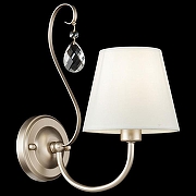 Бра Freya Vanda FR2030WL-02G цвет плафона/подвески Бежевый, Прозрачный, цвет арматуры Золото-1