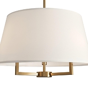 Светильник на штанге Freya Graceful FR2042CL-03BS цвет плафона/подвески Белый, цвет арматуры Латунь-3