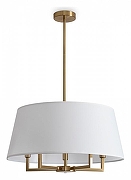 Светильник на штанге Freya Graceful FR2042CL-05BS цвет плафона/подвески Белый, цвет арматуры Латунь