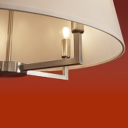 Светильник на штанге Freya Graceful FR2042CL-05N цвет плафона/подвески Белый, цвет арматуры Никель-8