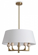 Светильник на штанге Freya Riley FR2043CL-05BS1 цвет плафона/подвески Белый, цвет арматуры Латунь