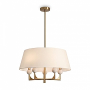 Светильник на штанге Freya Riley FR2043CL-05BS1 цвет плафона/подвески Белый, цвет арматуры Латунь-2