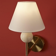 Бра Freya Riley FR2043WL-01BS цвет плафона/подвески Белый, цвет арматуры Латунь-3