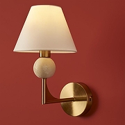 Бра Freya Riley FR2043WL-01BS цвет плафона/подвески Белый, цвет арматуры Латунь-4