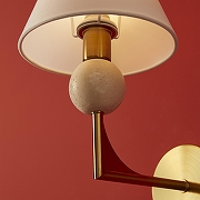 Бра Freya Riley FR2043WL-01BS цвет плафона/подвески Белый, цвет арматуры Латунь-7