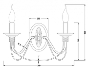 Бра Freya Velia FR2046-WL-02-WG цвет Белый-3