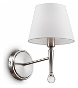 Бра Freya Rosemary FR2190WL-01N цвет плафона/подвески Белый, цвет арматуры Никель