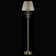 Торшер Freya Driana FR2405-FL-01-BZ цвет плафона/подвески Бежевый, цвет арматуры Бронза, Прозрачный-1