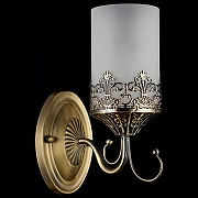 Бра Freya Sherborne FR2563-WL-01-BZ цвет плафона/подвески Белый, цвет арматуры Бронза-1