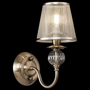 Бра Freya Inessa FR2685WL-01BZ цвет плафона/подвески Бежевый, цвет арматуры Бронза, Прозрачный-1