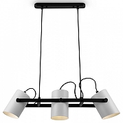 Подвесной светильник Freya Elori FR4005PL-03WB цвет плафона/подвески Белый, цвет арматуры Черный-1