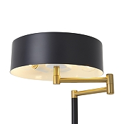Настольная лампа Freya Izza FR4008TL-02BBS цвет плафона/подвески Черный, цвет арматуры Латунь-2