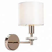 Бра Freya Tiana FR5015WL-01G цвет плафона/подвески Бежевый, цвет арматуры Золото, Белый, Мрамор