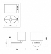 Бра Freya Elin FR5016WL-01CH цвет плафона/подвески Серебро, цвет арматуры Хром-8