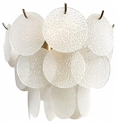 Бра Freya Porto FR5104WL-02BS цвет плафона/подвески Белый, цвет арматуры Латунь