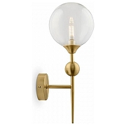 Бра Freya Maddison FR5115WL-01BZ цвет плафона/подвески Прозрачный, цвет арматуры Бронза