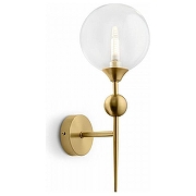 Бра Freya Maddison FR5115WL-01BZ цвет плафона/подвески Прозрачный, цвет арматуры Бронза-1