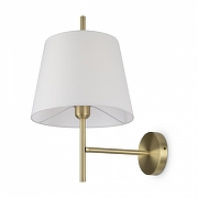 Бра Freya Sandy FR5118WL-01BS цвет плафона/подвески Белый, цвет арматуры Латунь-4