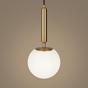 Подвесной светильник Freya Zelda FR5124PL-01BS цвет плафона/подвески Белый, цвет арматуры Латунь-3