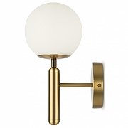 Бра Freya Zelda FR5124WL-01BS цвет плафона/подвески Белый, цвет арматуры Латунь