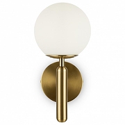 Бра Freya Zelda FR5124WL-01BS цвет плафона/подвески Белый, цвет арматуры Латунь-2