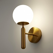 Бра Freya Zelda FR5124WL-01BS цвет плафона/подвески Белый, цвет арматуры Латунь-3