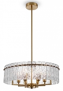 Светильник на штанге Freya Basilica FR5166PL-06BS цвет плафона/подвески Прозрачный, цвет арматуры Латунь-1