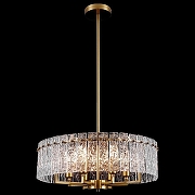 Светильник на штанге Freya Basilica FR5166PL-06BS цвет плафона/подвески Прозрачный, цвет арматуры Латунь-3