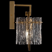 Бра Freya Basilica FR5166WL-01BS цвет плафона/подвески Прозрачный, цвет арматуры Латунь-2