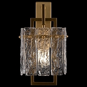 Бра Freya Basilica FR5166WL-01BS цвет плафона/подвески Прозрачный, цвет арматуры Латунь-3