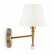 Бра Freya Rosemary FR5190WL-01BS1 цвет плафона/подвески Белый, цвет арматуры Латунь-1