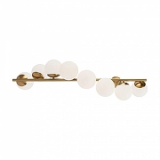 Подвесной светильник Freya Zing FR5199PL-08BS1 цвет плафона/подвески Белый, цвет арматуры Латунь-4