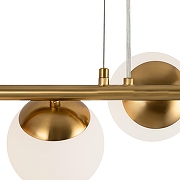 Подвесной светильник Freya Zing FR5199PL-08BS1 цвет плафона/подвески Белый, цвет арматуры Латунь-7