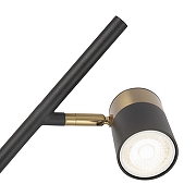 Торшер Freya Enzo FR5201FL-01B цвет плафона/подвески Черный, цвет арматуры Черный-4