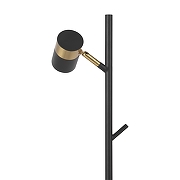 Торшер Freya Enzo FR5201FL-01B цвет плафона/подвески Черный, цвет арматуры Черный-5