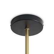 Светильник на штанге Freya Enzo FR5201PL-04B цвет плафона/подвески Черный, цвет арматуры Латунь, Черный-4