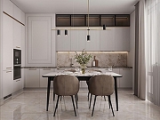 Светильник на штанге Freya Enzo FR5201PL-04B цвет плафона/подвески Черный, цвет арматуры Латунь, Черный-5