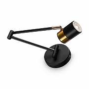 Бра Freya Enzo FR5201WL-01B цвет плафона/подвески Черный, цвет арматуры Черный-4