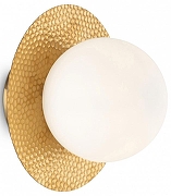 Накладной светильник Freya Camelia FR5202WL-01BS цвет плафона/подвески Белый, цвет арматуры Латунь